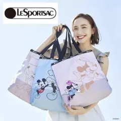 LeSportsac ディズニー　コラボ　ミニー　レスポートサック トートバッグ