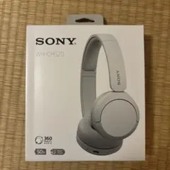 SONY WH-CH520 ワイヤレスヘッドホン ホワイト