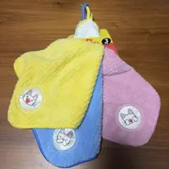 【新品未使用】ノンタン　ループ付きタオル 3枚組