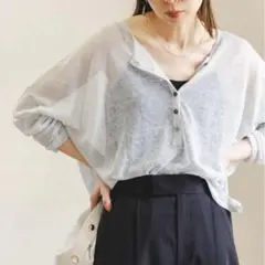 umi 様　NOBLE｜2wayヘンリーネックシアープルオーバーのサムネイル