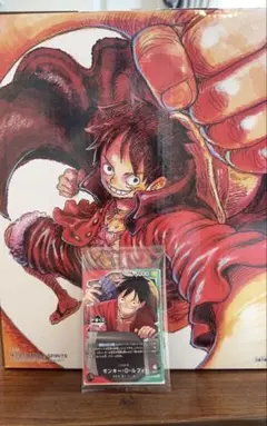 ワンピース一番くじ A賞 ルフィーフィギュア &先着ワンピースカードSET