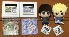 ジョジョ アルファベットコースター ちびぐるみ ジョセフ シーザー 4点セット