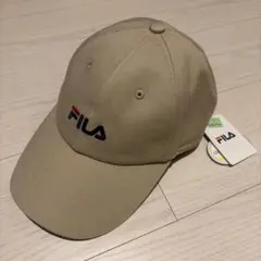 FILA キャップ ベージュ