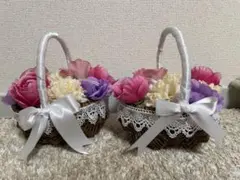 ウェディング リングピロー バスケット