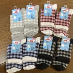 レディース　ソックス　 24-26センチ　 新品未使用品　 イオン 8足セット