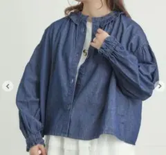 新品　Samansa Mos2 フリル襟ジャケットのサムネイル