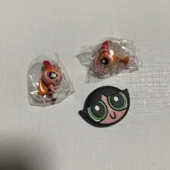 パワーパフガールズ　ストラップ　マグネット　ビーズ