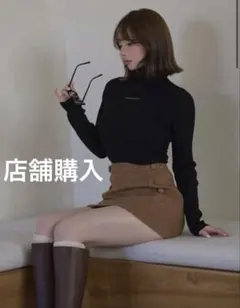 新品タグ付き⭐︎ ANDMARY Jacquard turtleneck tops