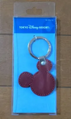 東京ディズニーリゾート ミッキー キーチェーン 牛革