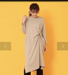 グリーンパークス新品未使用ねじりカットワンピースのサムネイル