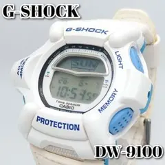 【電池交換済】G-SHOCK DW-9100 初代ライズマン 白 USPAのサムネイル