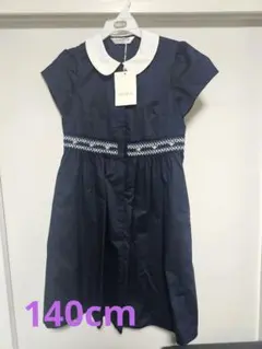 CHOPIN ネイビー 半袖ワンピース 140cm 春の発表会にいかがですか！！