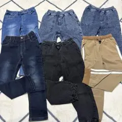 キッズデニムパンツ120 6点セット