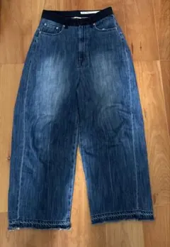 Niko and… ハイウエストワイドデニムパンツ