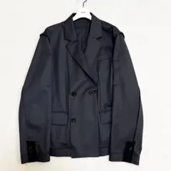 サカイ 25SS Doeskin Jacket テーラードジャケット ブラック1 - メルカリ