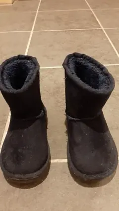 BEAMS　15センチ　ムートンブーツ　紺