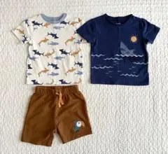 子供服 男の子 コストコ Tシャツ ショートパンツ 18ヶ月【3点まとめ売り】のサムネイル