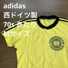 【西ドイツ製】vintage アディダス　ゲームシャツ Tシャツ