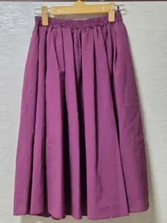 【新品】ROPÉ PICNIC パープル フレアスカート 36サイズ
