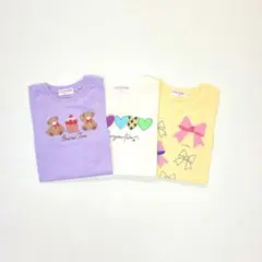 子供服 女の子 110cm 長袖 Tシャツ まとめ売り 新品 YFN34
