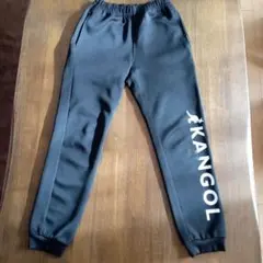 【KANGOL】 黒 ロングパンツ 140cm