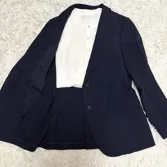 ユニクロ　UNIQLO 感動ジャケット　ネイビー　テーラードジャケット　S 紺