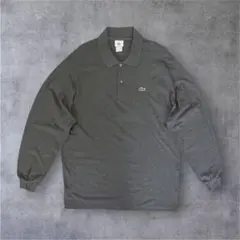 90'S CHEMISE LACOSTE 長袖 ポロシャツ オリーブ フランス製 - メルカリ