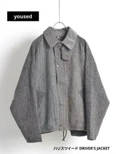 【yoused】ハリスツイード ジャケット DRIVER'S JACKET