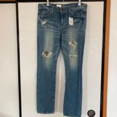 Kariang カリアング ダメージデニム 27インチ・新品タグ付