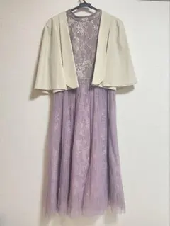 【美品】結婚式ドレス　お呼ばれドレス　パーティードレス　オケージョンドレス