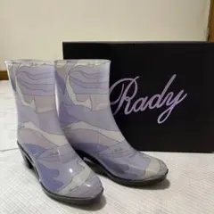 Rady レインブーツ 長靴 パープル 37 未使用 箱付き23.5〜24cmのサムネイル