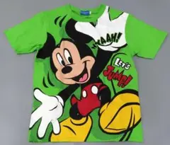 ミッキーマウス Tシャツ グリーン
