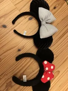 ミニーマウスカチューシャ2個セット