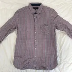 BEAMS チェック柄 長袖シャツ Lサイズ