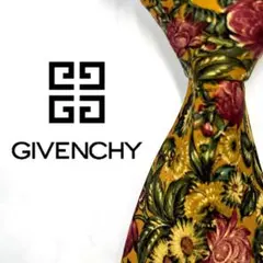◆美品◆GIVENCHYネクタイ 花柄 カジュアル オシャレ 高級感