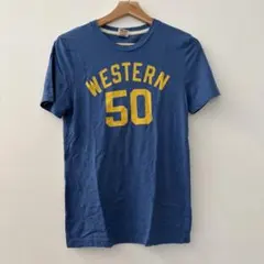 HOMAGE WESTERN 50 BOUDEAUX Tシャツ ブルー XSのサムネイル