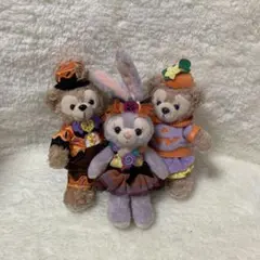 ディズニー　ダッフィー、シェリーメイ、ジェラトーニ ぬいぐるみセット