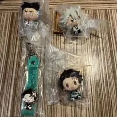 鬼滅の刃 1番くじF賞ちょこのっこフィギュア 3個G賞ぽこっとちゃーむ1個セット