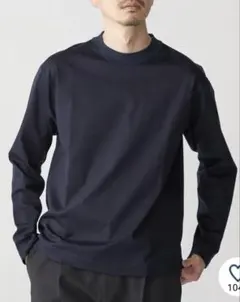 SHIPS:コットン ハイゲージ ポンチ ライト ロングスリーブ Tシャツのサムネイル