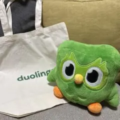 MINISO限定】Duolingo老实多児ぬいぐるみマスコットデュオリンゴ新品