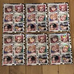 ONE PIECE シール ステッカー 6枚セット 最強ジャンプ5月号　付録