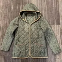 ★激安 LAVENHAM オリーブグリーン キルティングジャケット 36★