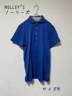 NOLLEY'S ノーリーズ　襟裏　花柄　ポロシャツ　Mのサムネイル
