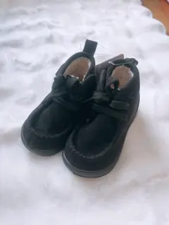 新品未使用！ブラックスエード調ブーツ 13cm