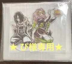 鬼滅の刃　リアルタイムカフェ　描き下ろしイラスト　伊黒小芭内と甘露寺蜜璃アクスタ