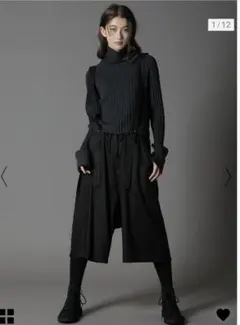 Ground Y ワイドパンツ 　サスペンダー付き