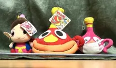ハクション大魔王 あくびちゃん×1、ツボ×2種類 ぬいぐるみマスコット3体セット