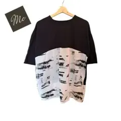infinity osaka アートプリント 半袖Tシャツ M~L 黒/白