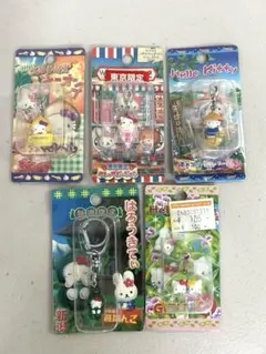 新品未開封】ご当地キティ 根付 ストラップ 6点セット 平成レトロ レア 