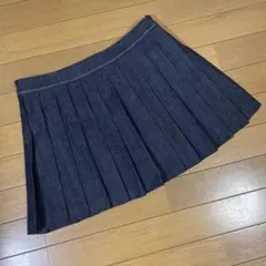 ZARA♡プリーツ入りデニムスカートパンツS